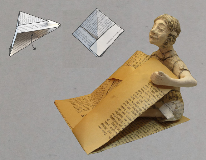 Für Bücherwürmer, Leseratten, Bücherfreunde und Seefahrer: papierschiff falten, basteln mit alten Buchseiten